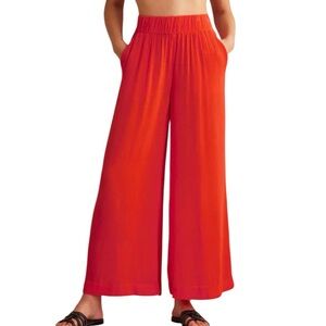 Boden Holiday Wide Leg Trousers orange size 4 R
NWT